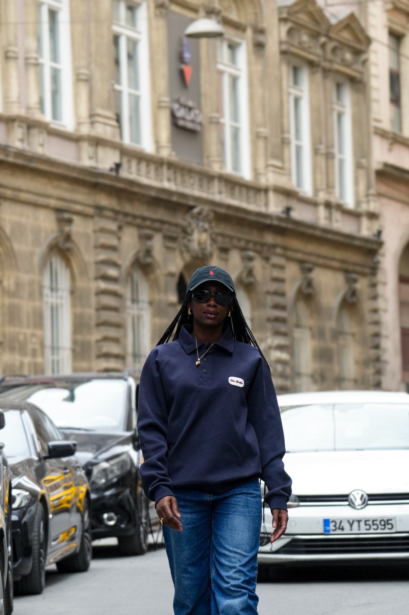 Laci Polo Yaka Sweatshirt