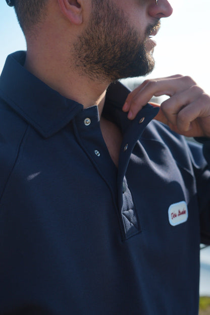 Laci Polo Yaka Sweatshirt