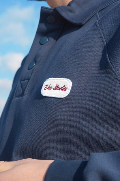 Laci Polo Yaka Sweatshirt